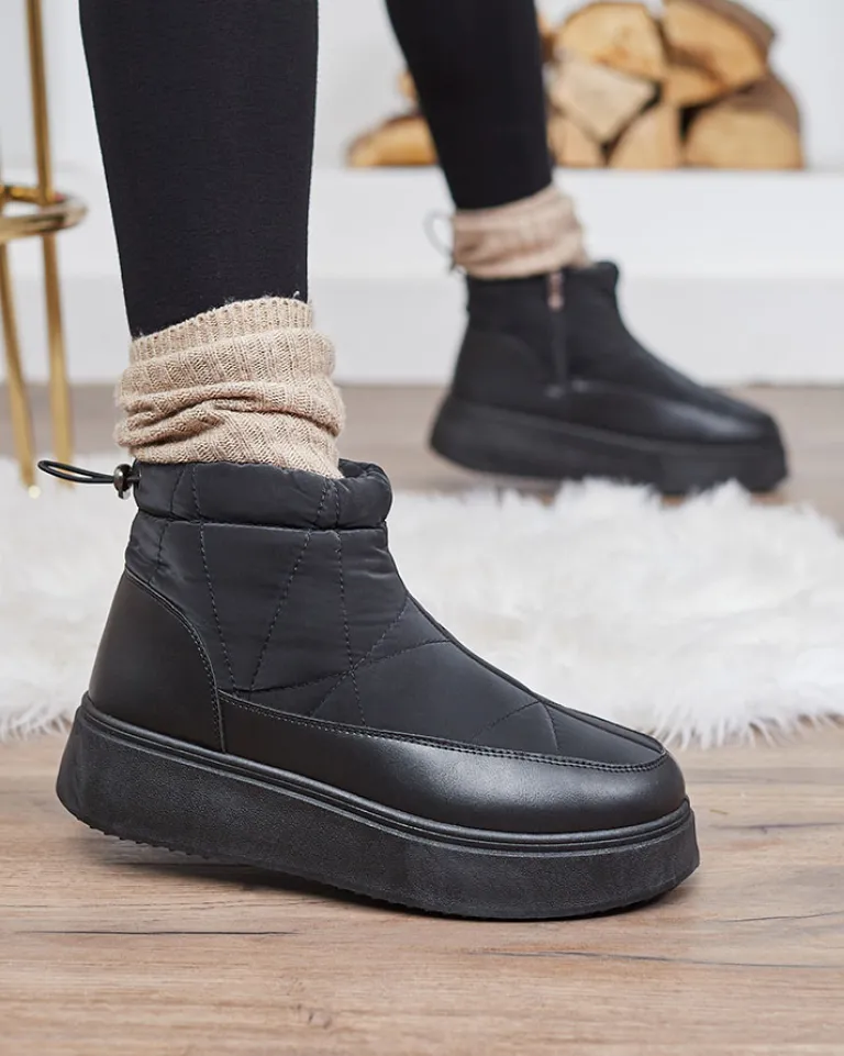 Sale Śniegowce damskie w m kolorze Fopinia Śniegowce|Botki Z Grubym Ociepleniem