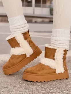 Śniegowce damskie Rylly Śniegowce|Botki Z Delikatnym Ociepleniem