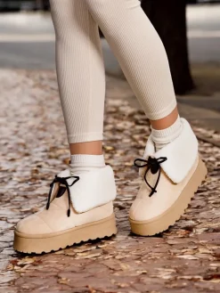 Śniegowce damskie sznurowane Wdeno Śniegowce