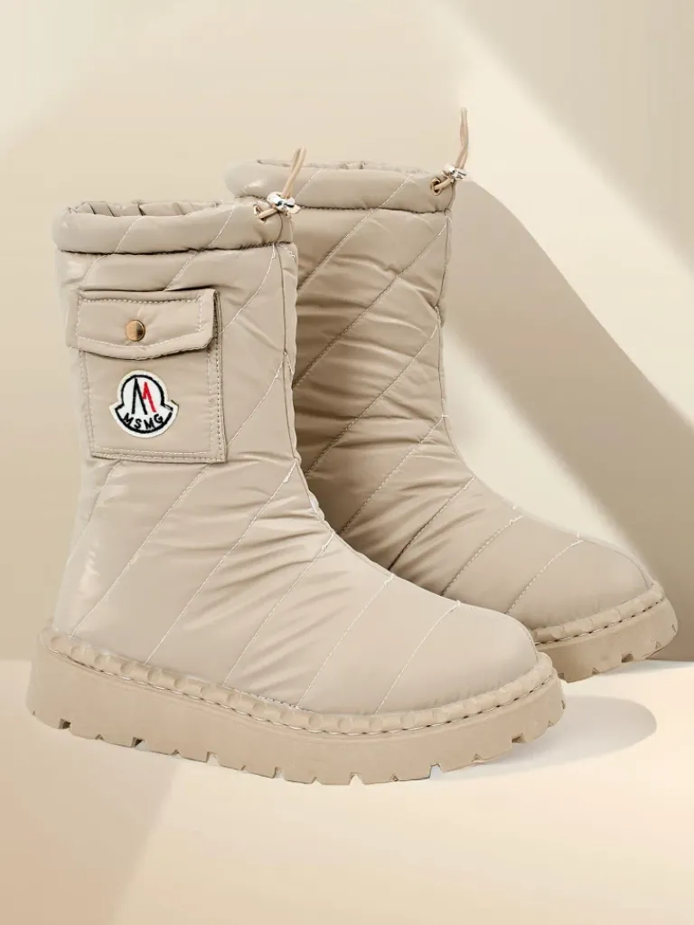 Śniegowce damskie Eloig Śniegowce|Botki Z Delikatnym Ociepleniem