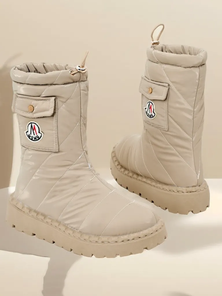 Śniegowce damskie Eloig Śniegowce|Botki Z Delikatnym Ociepleniem