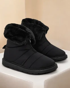 Best Śniegowce damskie Nesisa Botki Z Delikatnym Ociepleniem|Botki Na Płaskim Obcasie