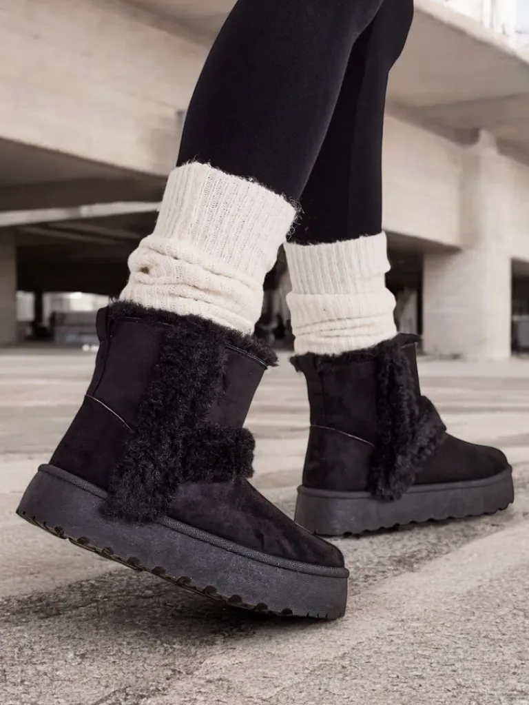 Sale Śniegowce damskie Rylly Śniegowce|Botki Z Delikatnym Ociepleniem