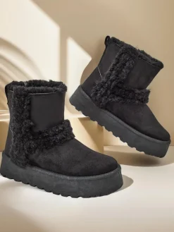 Sale Śniegowce damskie Rylly Śniegowce|Botki Z Delikatnym Ociepleniem