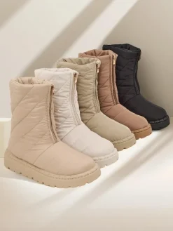 Śniegowce damskie Esissa Śniegowce|Botki Z Delikatnym Ociepleniem