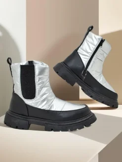 Outlet Śniegowce damskie Foyofo Śniegowce|Botki Z Delikatnym Ociepleniem