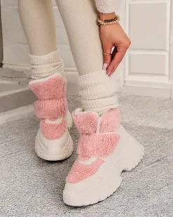 Sale Śniegowce damskie z kożuszkiem Segulla Botki Z Grubym Ociepleniem|Botki Na Platformie