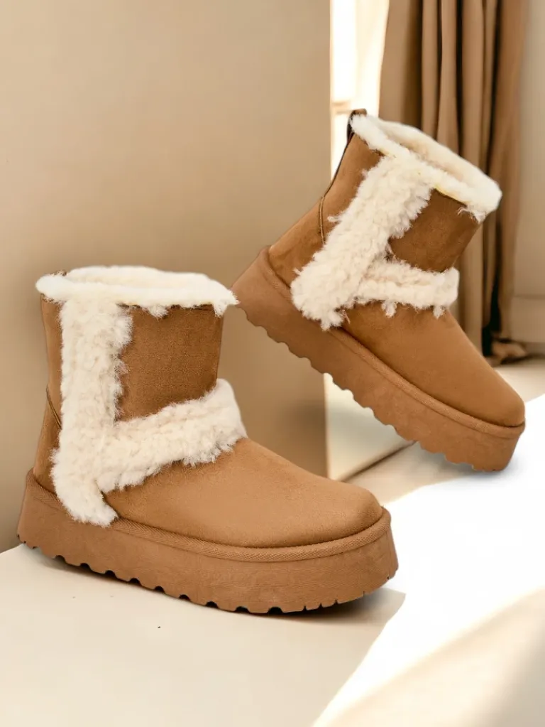 Clearance Śniegowce damskie Rylly Śniegowce|Botki Z Delikatnym Ociepleniem