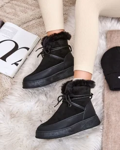 Sale Śniegowce damskie Lesiasob Śniegowce|Botki Z Delikatnym Ociepleniem