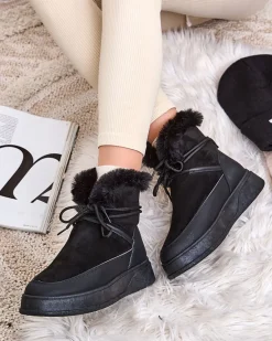 Sale Śniegowce damskie Lesiasob Śniegowce|Botki Z Delikatnym Ociepleniem