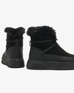 Sale Śniegowce damskie Lesiasob Śniegowce|Botki Z Delikatnym Ociepleniem