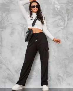 Online Ocieplane damskie spodnie typu bojówki Spodnie Cargo