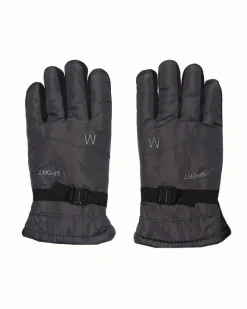 Discount Ocieplane rękawice męskie z regulacją w nadgarstku Rękawiczki