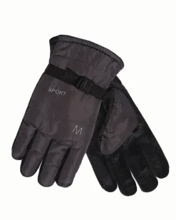 Discount Ocieplane rękawice męskie z regulacją w nadgarstku Rękawiczki