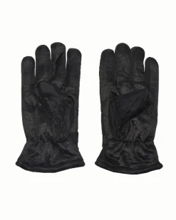 Online Ocieplane rękawice męskie z regulacją w nadgarstku Rękawiczki