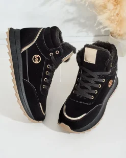 Ocieplane sneakersy damskie z futerkiem Casill Damskie Ocieplane|Sneakersy