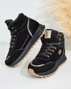 Ocieplane sneakersy damskie z futerkiem Casill Damskie Ocieplane|Sneakersy