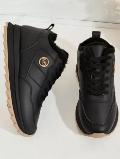 Clearance Ocieplane sneakersy damskie z futerkiem Casot Damskie Ocieplane|Sneakersy