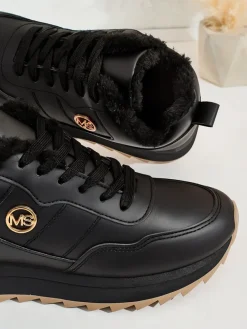 Clearance Ocieplane sneakersy damskie z futerkiem Casot Damskie Ocieplane|Sneakersy