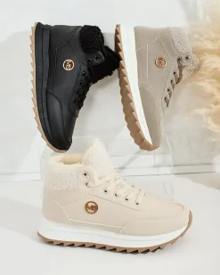 Best Ocieplane sneakersy damskie z futerkiem Frozit Damskie Ocieplane|Sneakersy