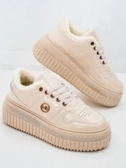 Best Ocieplane sneakersy damskie z futerkiem Rozit Damskie Ocieplane|Sneakersy