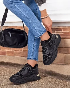 Clearance Ocieplane sneakersy damskie Cyrenna Damskie Ocieplane|Sneakersy