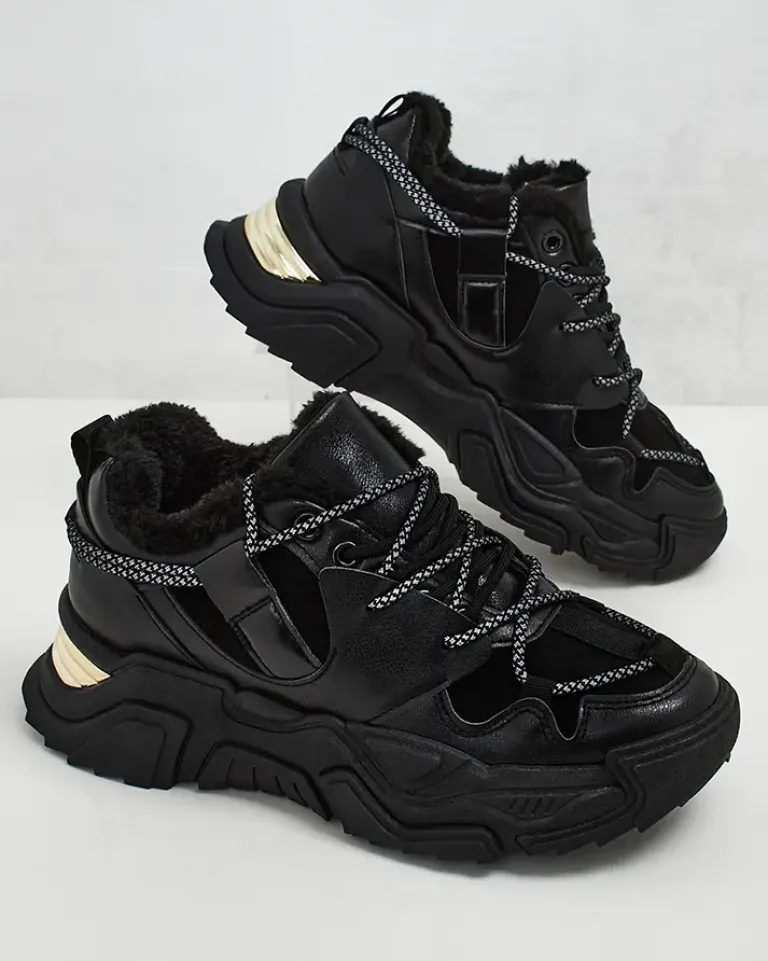 Clearance Ocieplane sneakersy damskie Cyrenna Damskie Ocieplane|Sneakersy