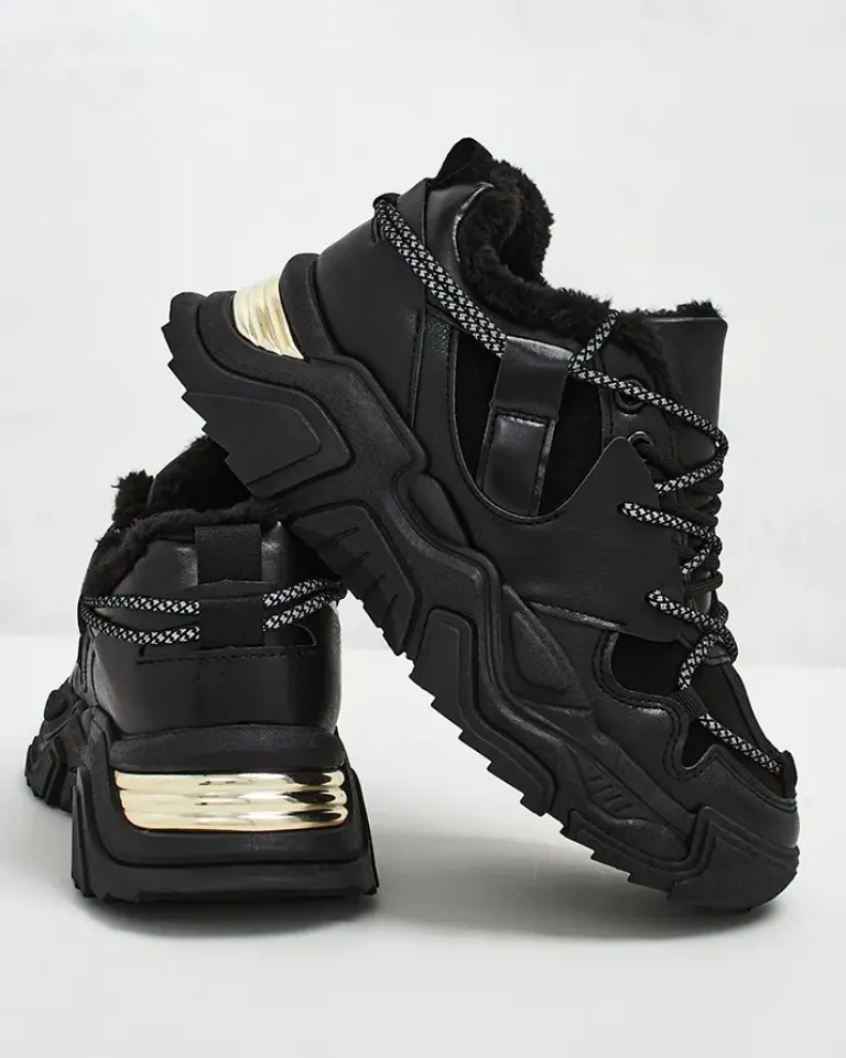 Clearance Ocieplane sneakersy damskie Cyrenna Damskie Ocieplane|Sneakersy