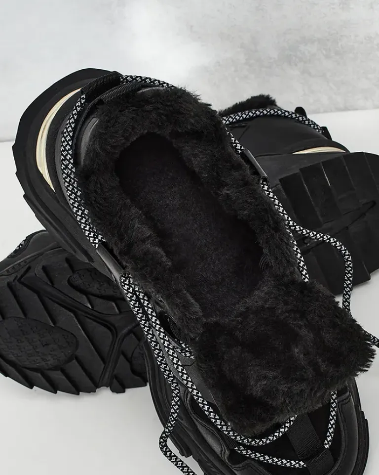 Clearance Ocieplane sneakersy damskie Cyrenna Damskie Ocieplane|Sneakersy