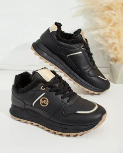 Discount Ocieplane sneakersy damskie z futerkiem Boris Damskie Ocieplane|Sneakersy