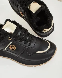 Discount Ocieplane sneakersy damskie z futerkiem Boris Damskie Ocieplane|Sneakersy