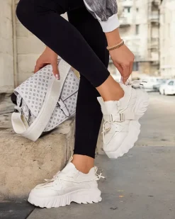 Clearance Ocieplane sneakersy damskie Losgos Damskie Ocieplane|Sneakersy