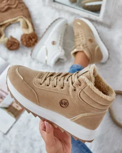 Best Ocieplane sneakersy damskie z futerkiem Casill Damskie Ocieplane|Sneakersy