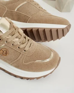 Clearance Ocieplane sneakersy damskie z futerkiem Boris Damskie Ocieplane|Sneakersy