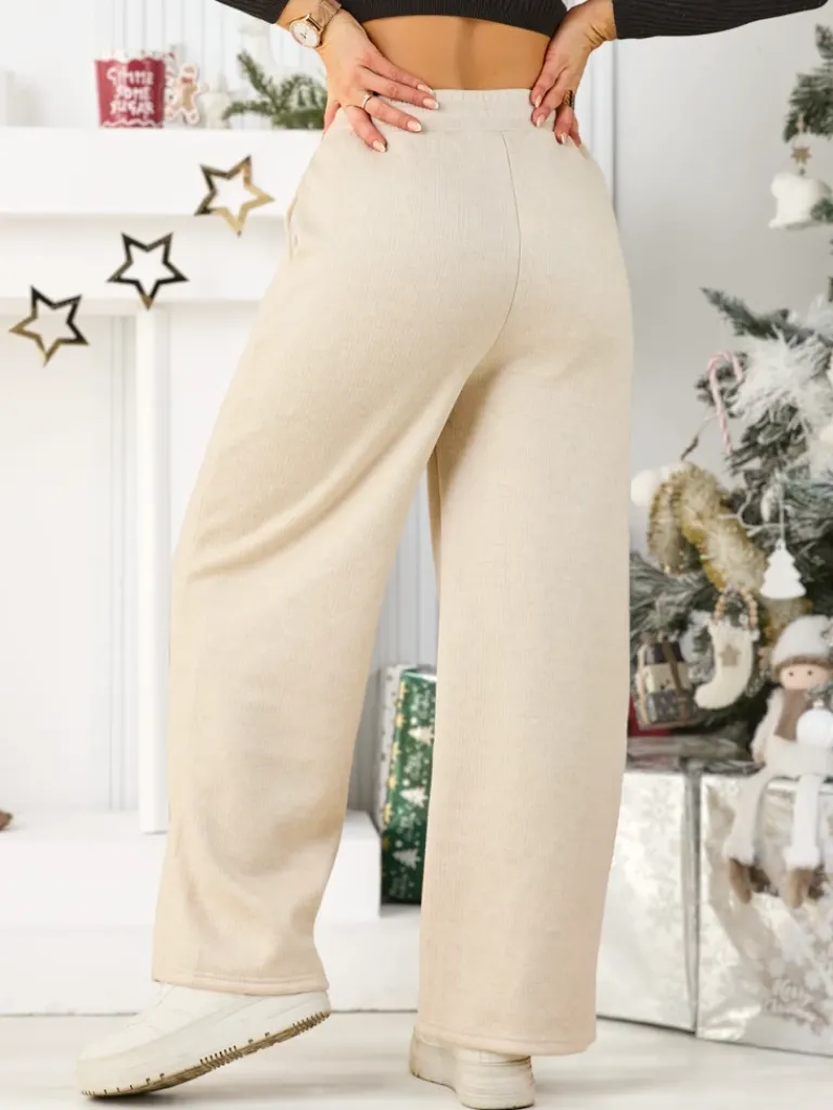 Discount Ocieplane spodnie dresowe damskie Spodnie Dresowe