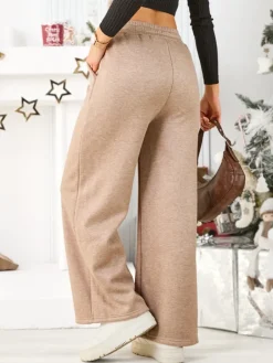 Online Ocieplane spodnie dresowe damskie Spodnie Dresowe