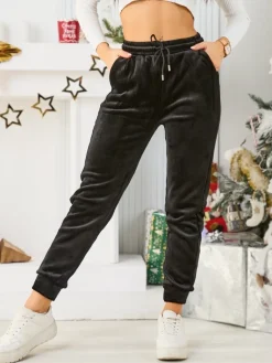 Best Ocieplane spodnie dresowe damskie Spodnie Dresowe