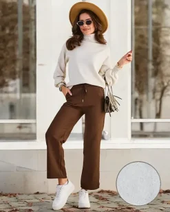 Hot Ocieplane spodnie dresowe damskie Spodnie Dresowe