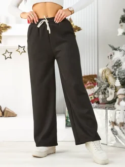 Hot Ocieplane spodnie dresowe damskie Spodnie Dresowe