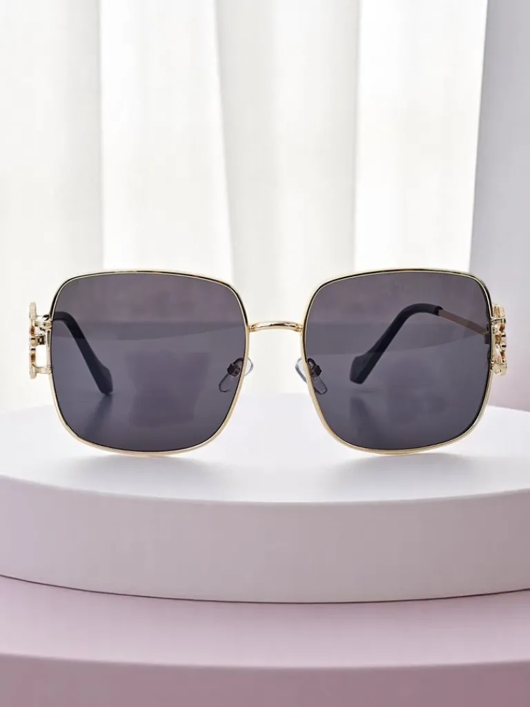 Sale Okulary przeciwsłoneczne w kwadracie Zephyra Damskie Okulary Przeciwsłoneczne