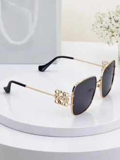 Sale Okulary przeciwsłoneczne w kwadracie Zephyra Damskie Okulary Przeciwsłoneczne