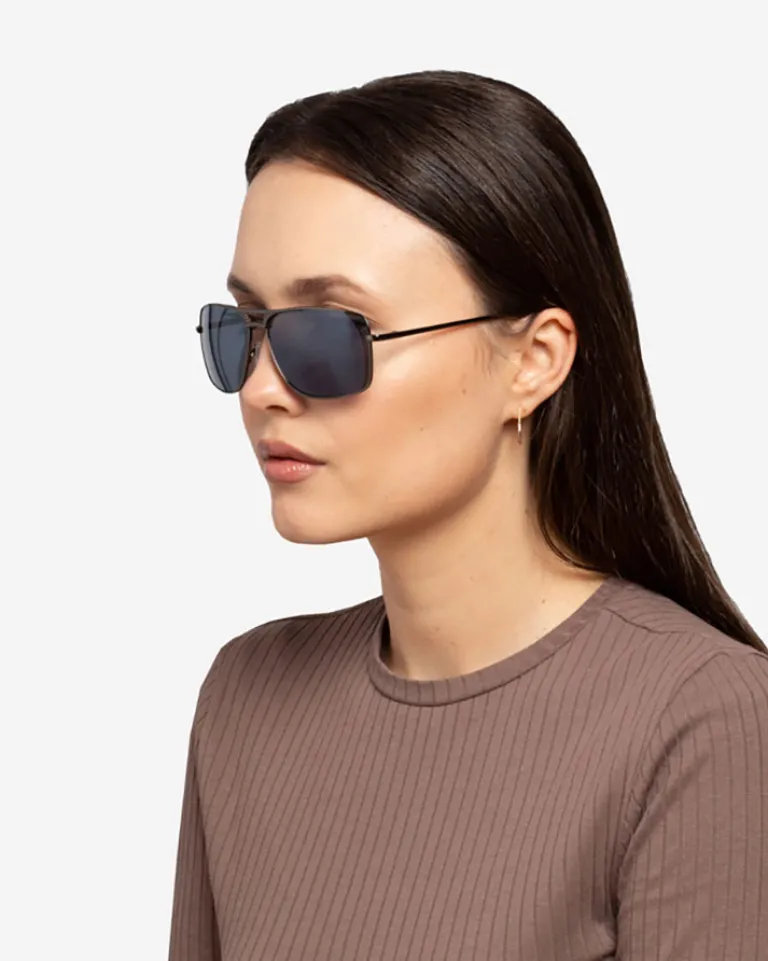 Clearance Okulary przeciwsłoneczne w grafitowejj oprawce Damskie Okulary Przeciwsłoneczne|Okulary Przeciwsłoneczne