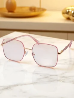 Discount Okulary przeciwsłoneczne w kwadracie lekko przyciemnione Lolla Style Damskie Okulary Przeciwsłoneczne