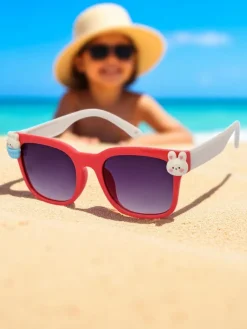 Outlet Okulary przeciwsłoneczne dziecięce z ozdobami Sunny Sparkle Chłopięce|Dziewczęce