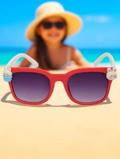 Outlet Okulary przeciwsłoneczne dziecięce z ozdobami Sunny Sparkle Chłopięce|Dziewczęce