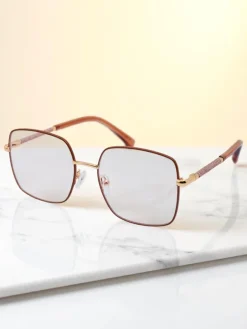 Discount Okulary przeciwsłoneczne w kwadracie lekko przyciemnione Lolla Style Damskie Okulary Przeciwsłoneczne