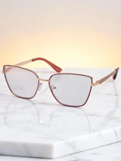 Hot Okulary przeciwsłoneczne w kwadracie lekko przyciemnione Olattes Damskie Okulary Przeciwsłoneczne