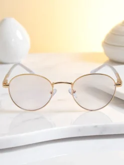 New Okulary przeciwsłoneczne okrągłe lekko przyciemnione Felinea Damskie Okulary Przeciwsłoneczne