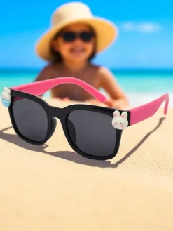 Hot Okulary przeciwsłoneczne dziecięce z ozdobami Sunny Sparkle Chłopięce|Dziewczęce