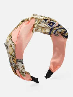 Clearance Opaska damska w stylu apaszki z eleganckim printem Damskie Akcesoria Do Włosów